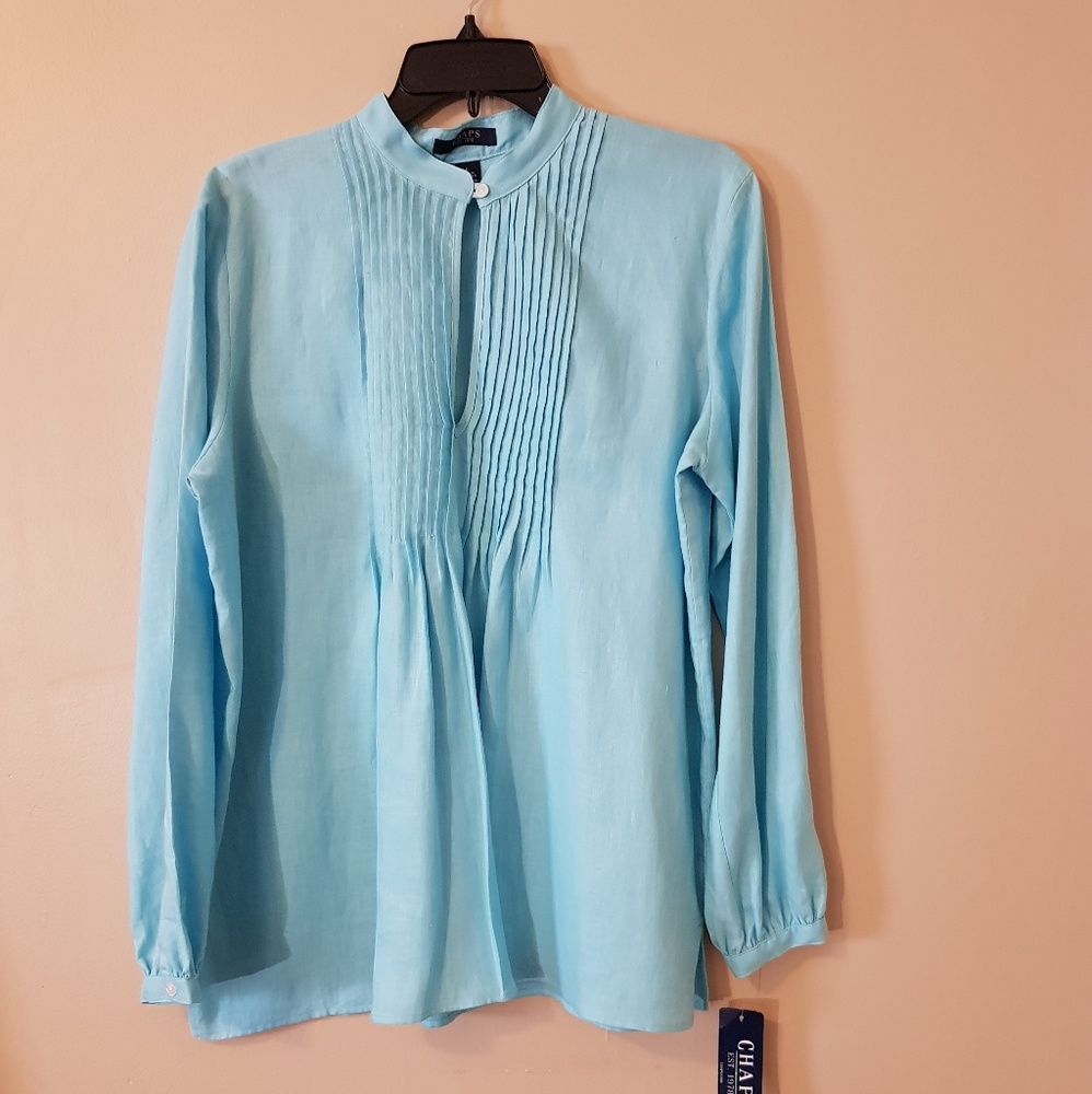 Nwt Chaps blouse tunic size:L